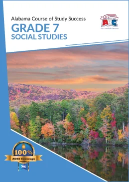 Cover Image Alabama COS Success Grade 7 Social Studies