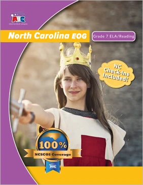 Cover Image North Carolina EOG Grade 7 English Language Arts