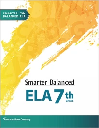 Cover Image Smarter Balanced in English Language Arts 7th Grade